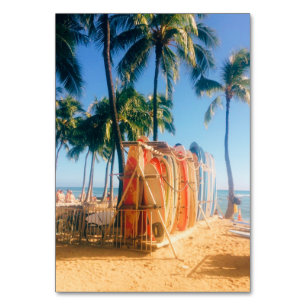 Waikiki Beach Surfboards  Table Number
