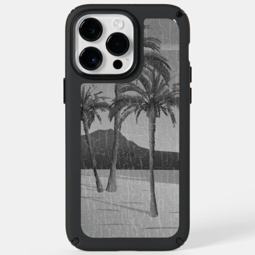 Waikiki Beach Vintage Distressed Postcard Speck iPhone 14 Pro Max Case