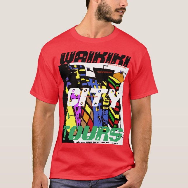 WAIKIKI CITY TOURS T-Shirt (Front)