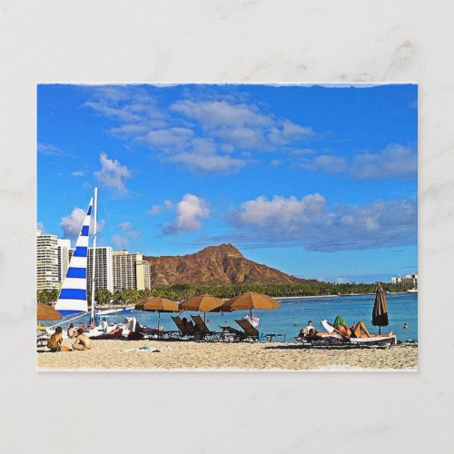 Waikiki Hawaii Postcard
