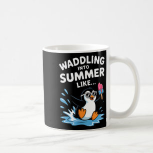 Waikiki hawaii shark retro yellow art fishing coffee mug