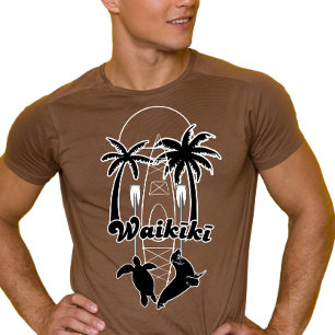 Waikiki Hawaii Summer Travel  T-Shirt