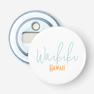 Waikiki, Hawaii Travel Souvenir Bottle Opener