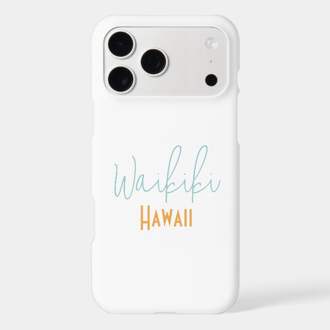 Waikiki, Hawaii Travel Souvenir  Case-Mate iPhone Case (Back)