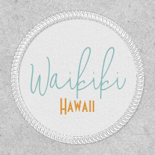 Waikiki, Hawaii Travel Souvenir Patch