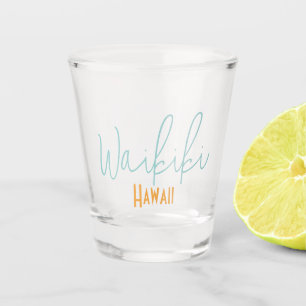 Waikiki, Hawaii Travel Souvenir Shot Glass