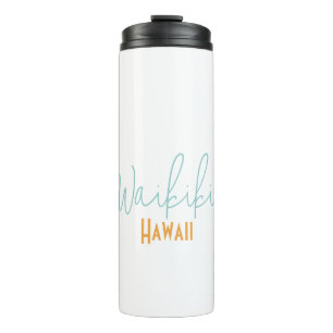 Waikiki, Hawaii Travel Souvenir Thermal Tumbler