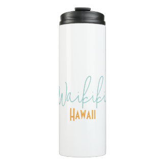 Waikiki, Hawaii Travel Souvenir Thermal Tumbler
