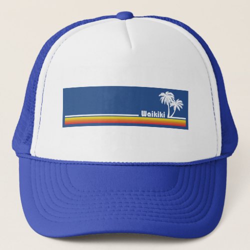 Waikiki Hawaii Trucker Hat
