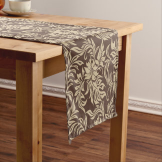 Waikiki Hibiscus Hawaiian Pareau Floral Short Table Runner