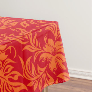 Waikiki Hibiscus Hawaiian Pareau Floral Tablecloth