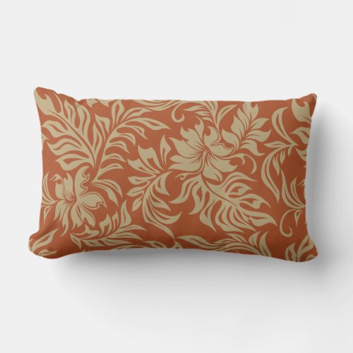 Waikiki Hibiscus Hawaiian Reversible Lumbar Pillow