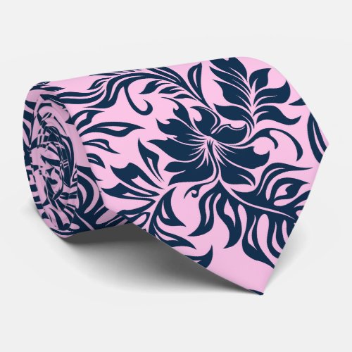 Waikiki Hibiscus Hawaiian Two_sidedPrinted Tie