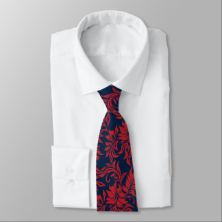 Waikiki Hibiscus Hawaiian Two-sided Printed Tie