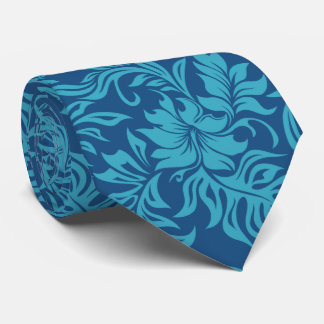 Waikiki Hibiscus Hawaiian Two-sided Printed Tie