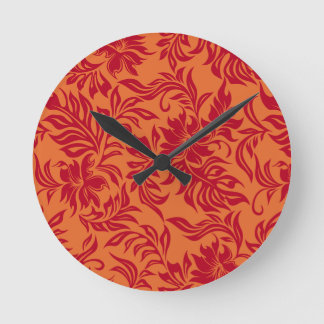 Waikiki Hibiscus Hawaiian Wall Clocks