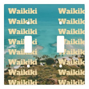 Waikiki, Honolulu, Oahu, Hawaii Light Switch Cover