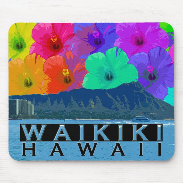 Waikiki Mouse Pad (Front)