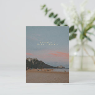 Waikiki Pastel Sunset  Postcard