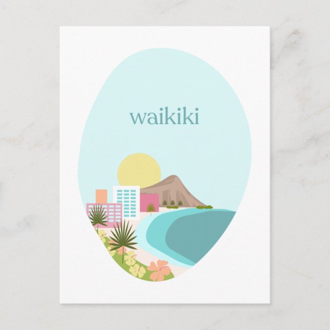 Waikiki Postcard (Front)