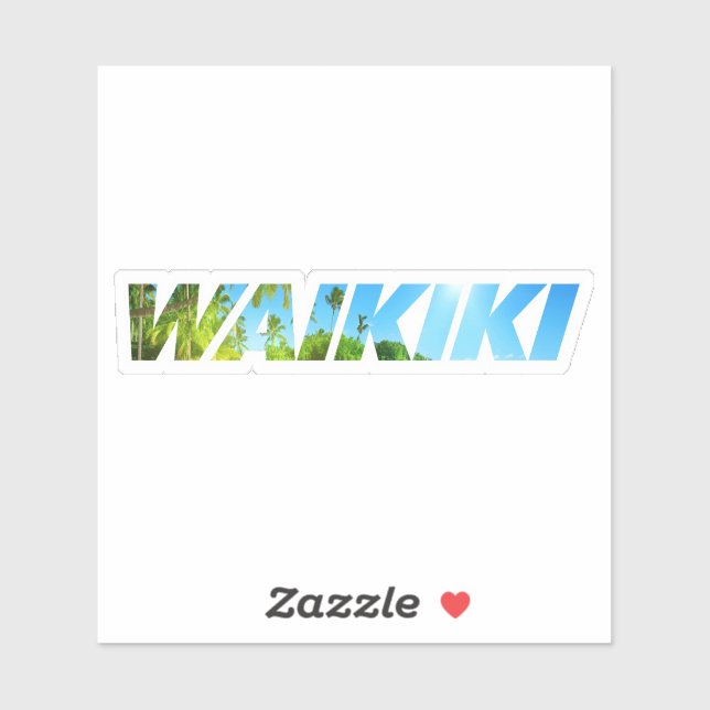 Waikiki Sticker (Sheet)