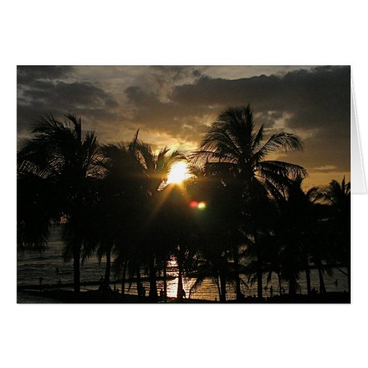 Waikiki Sunset Cards (Front Horizontal)