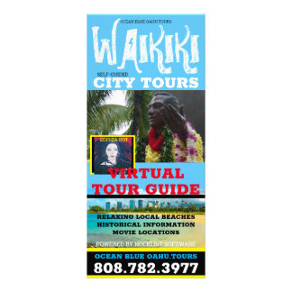 WAIKIKI VIRTUAL CITY TOURS RACK CARD