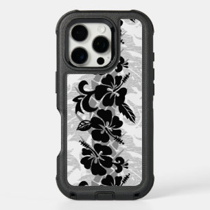Waikoloa Hawaiian Hibiscus Floral Black iPhone 16 Pro Case