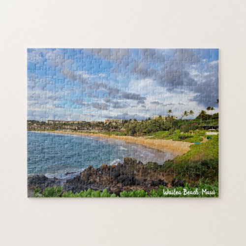 Wailea Beach Maui Hawaii Jigsaw Puzzle