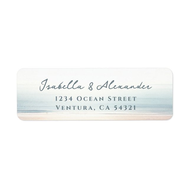 Wailea Photo Wedding Label (Front)