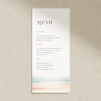 Wailea Wedding Menu