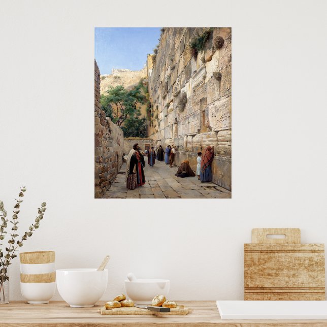 Wailing Wall | Gustav Bauernfeind | Poster (Kitchen)