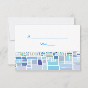 Wailing Wall Israel Bar Bat Mitzvah Escort card