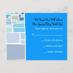 Wailing Wall Israel Bar Bat Mitzvah Reply Card