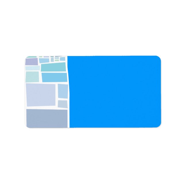 Wailing Wall Israel Bar Bat Mitzvah Return Address Label (Front)