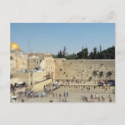 Wailing Wall _ Old City Jerusalem Israel Postcard