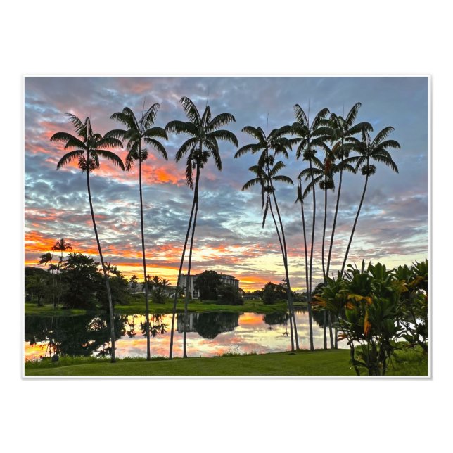 Wailoa River State Recreation Area - Hilo, Hawaii Photo Print (Front)