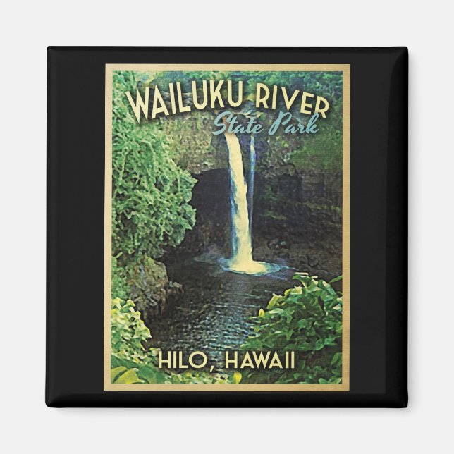 Wailuku State Park Hawaii Magnet (Front)