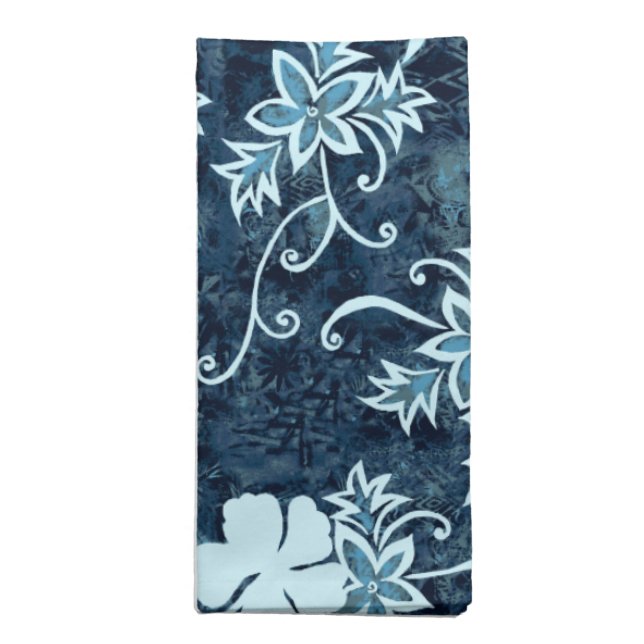 Waimanalo Hawaiian Hibiscus Dinner Napkins (Folded)