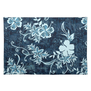 Waimanalo Hawaiian Hibiscus Dinner Placemats