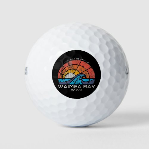 Waimea Bay North Shore Hawaii Golf Balls