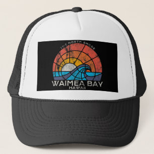 Waimea Bay North Shore Hawaii Trucker Hat