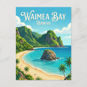 Waimea Bay USA Postcard