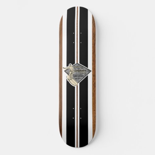 Waimea Bay Vintage Surf Skateboard
