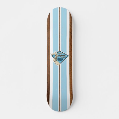 Waimea Bay Vintage Surf Skateboard