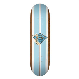 Waimea Bay Vintage Surf Skateboard