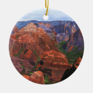 Waimea Canyon Ceramic Ornament