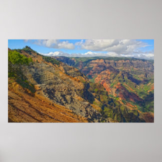 Waimea Canyon, Kauai, Hawaii Poster