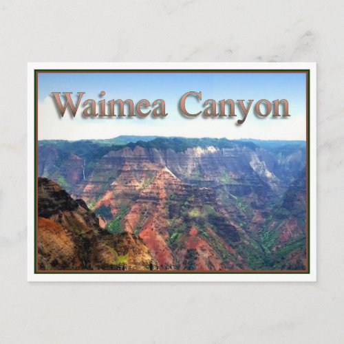 Waimea Canyon Postcard