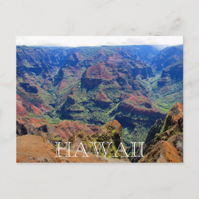 waimea canyon postcard (Front)